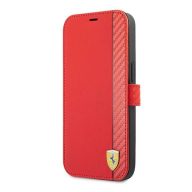 Ferrari On Track Apple iPhone 13 mini karbon flip tok, piros