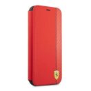 Ferrari On Track Apple iPhone 13 mini karbon flip tok, piros