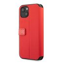 Ferrari On Track Apple iPhone 13 mini karbon flip tok, piros