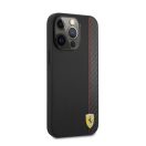 Ferrari On Track Apple iPhone 13 Pro/13 karbon hátlap tok, fekete