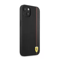   Ferrari On Track Apple iPhone 13 mini karbon hátlap tok, fekete