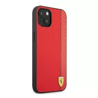  Ferrari On Track Apple iPhone 13 mini karbon hátlap tok, piros