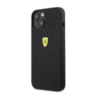 Ferrari Silicone Apple iPhone 13 mini hátlap tok, fekete