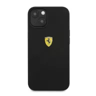 Ferrari Silicone Apple iPhone 13 mini hátlap tok, fekete