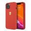 Ferrari Silicone Apple iPhone 13 mini hátlap tok, piros
