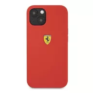 Ferrari Silicone Apple iPhone 13 mini hátlap tok, piros