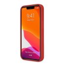 Ferrari Silicone Apple iPhone 13 mini hátlap tok, piros