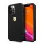 Ferrari Silicone Apple iPhone 13 Pro Max hátlap tok, fekete