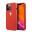 Ferrari Silicone Apple iPhone 13 Pro Max hátlap tok, piros