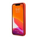 Ferrari Silicone Apple iPhone 13 Pro Max hátlap tok, piros