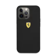   Ferrari Silicone Apple iPhone 13 Pro Magsafe hátlap tok, fekete