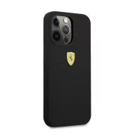   Ferrari Silicone Apple iPhone 13 Pro Max Magsafe hátlap tok, fekete