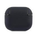BMW Geniune Leather Silver Logo Apple AirPods 3 szilikon tok,  kék