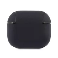   BMW Geniune Leather Silver Logo Apple AirPods 3 szilikon tok,  kék