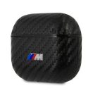 BMW PU Carbon M Collection Apple AirPods 3 szilikon tok, fekete