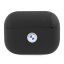 BMW Geniune Leather Silver Logo Apple AirPods Pro 2 szilikon tok, fekete