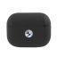 BMW Geniune Leather Silver Logo Apple AirPods Pro szilikon tok, fekete