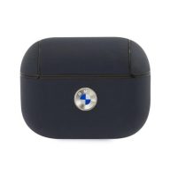   BMW Geniune Leather Silver Logo Apple AirPods Pro szilikon tok,  kék