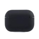 BMW Geniune Leather Silver Logo Apple AirPods Pro szilikon tok,  kék