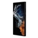 BMW Leather Stamp Tricolor Samsung S23 Ultra hátlap tok, fekete