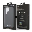 BMW Leather Stamp Tricolor Samsung S23 Ultra hátlap tok, fekete