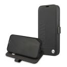 BMW Signature Apple iPhone 13 mini flip tok, fekete