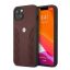 BMW Leather Curve Perforate Apple iPhone 13 hátlap tok, piros
