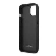   BMW Leather Curve Perforate Apple iPhone 13 hátlap tok, piros