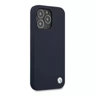   BMW Silicone Signature Apple iPhone 13 Pro Max hátlap tok, kék