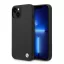 BMW Silicone Metal Logo Apple iPhone 14 Plus hátlap tok, fekete