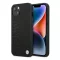 BMW Leather Stamp Apple iPhone 14 Plus hátlap tok, fekete
