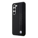 BMW Leather StampApple iPhone 14 Pro Max hátlap tok, fekete