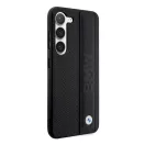 BMW Leather StampApple iPhone 14 Pro Max hátlap tok, fekete