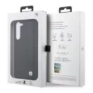 BMW Leather StampApple iPhone 14 Pro Max hátlap tok, fekete