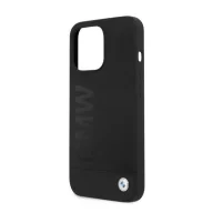   BMW Silicone Signature Logo Magsafe Apple iPhone 13 Pro hátlap tok, fekete