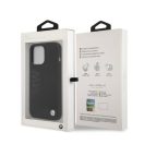 BMW Silicone Signature Logo Magsafe Apple iPhone 13 Pro hátlap tok, fekete