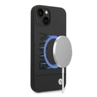   BMW Silicone Signature Logo Magsafe Apple iPhone 14 Plus hátlap tok, fekete
