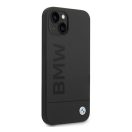 BMW Silicone Signature Logo Magsafe Apple iPhone 14 Plus hátlap tok, fekete