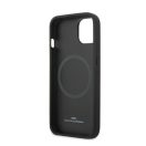 BMW Signature Logo Imprint Magsafe Apple iPhone 14 Plus hátlap tok, fekete
