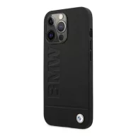   BMW Signature Logo Imprint Magsafe Apple iPhone 14 Pro Max hátlap tok, fekete
