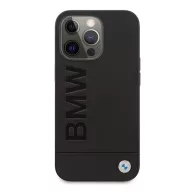   BMW Signature Logo Imprint Magsafe Apple iPhone 14 Pro Max hátlap tok, fekete