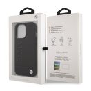 BMW Signature Logo Imprint Magsafe Apple iPhone 14 Pro Max hátlap tok, fekete