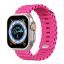 Phoner River Apple Watch 49/45/44/42 mm szilikon szíj, pink