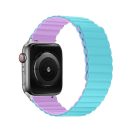 Phoner Rever Apple Watch forgatható mágneses szilikon szíj, 49/45/44/42mm, M/L, kék/lila