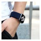 Phoner Dew Apple Watch csatos fonott szövet szíj, 38/40/41mm, zöld