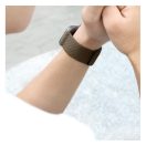 Phoner Dew Apple Watch csatos fonott szövet szíj, 38/40/41mm, zöld