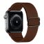 Phoner Dew Apple Watch csatos fonott szövet szíj, 38/40/41mm, barna