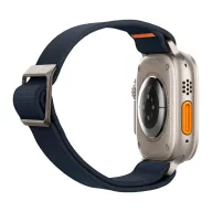   Spigen Lite Fit Ultra Apple Watch Ultra 4 / 3 / 2 / 1 49mm / 10 /  9 / 8 / 7 45mm / SE / 6 / 5 / 4 44mm / 3 / 2 / 1 42mm szövet szíj, tengerészkék