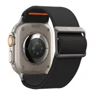   Spigen Lite Fit Ultra Apple Watch Ultra 4 / 3 / 2 / 1 49mm / 10 /  9 / 8 / 7 45mm / SE / 6 / 5 / 4 44mm / 3 / 2 / 1 42mm szövet szíj, fekete
