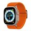 Spigen Lite Fit Ultra Apple Watch Ultra 3 / 2 / 1 49mm / 10 /  9 / 8 / 7 45mm / SE / 6 / 5 / 4 44mm / 3 / 2 / 1 42mm szövet szíj, narancs